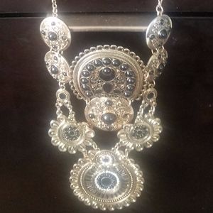 Gold Adjustable Statement Necklace